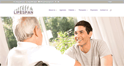 Desktop Screenshot of lifespanpt.com